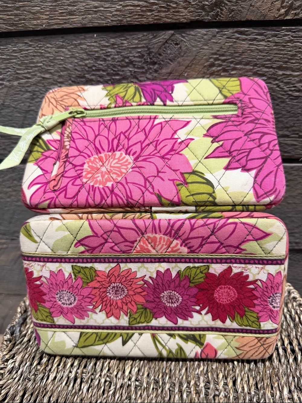 Vera Bradley Hello Dahlia Pattern Opera Wallet Style Clutch Designer Fall 2010 - Picture 16 of 16